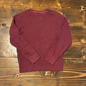 Kid’s Crewneck Burgundy Sweater